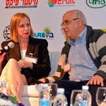 חזי אופיר ועוד יעל דולב. צילום: אילן חתוכה